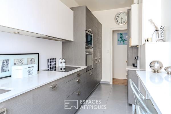 Appartement versaillais rénové en contemporain Notre Dame