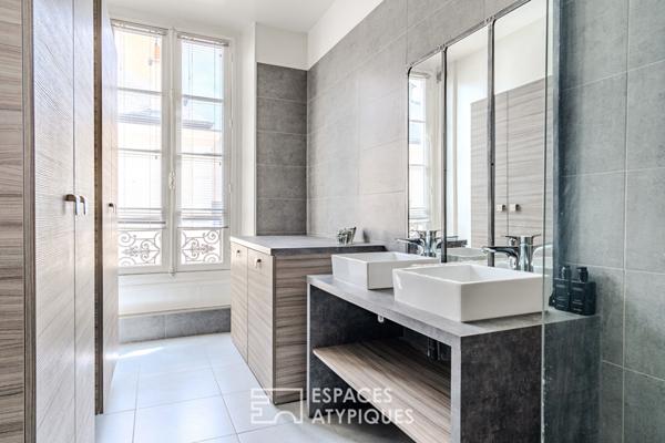 Appartement versaillais rénové en contemporain Notre Dame