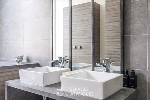 Appartement versaillais rénové en contemporain Notre Dame