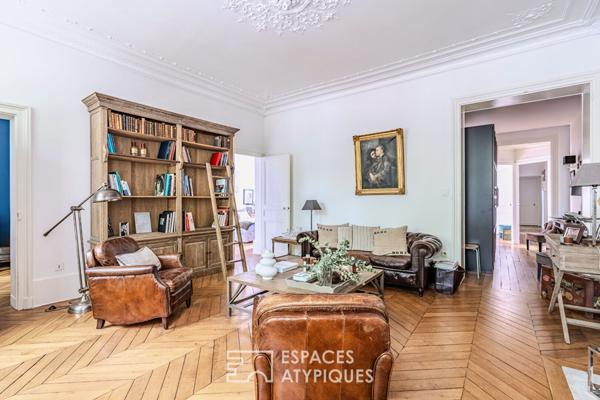 Appartement versaillais rénové en contemporain Notre Dame