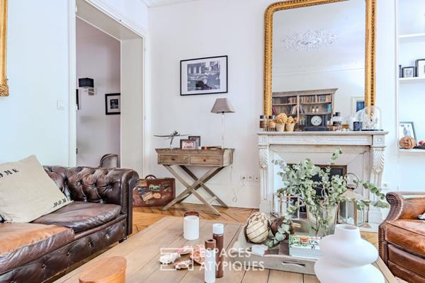 Appartement versaillais rénové en contemporain Notre Dame