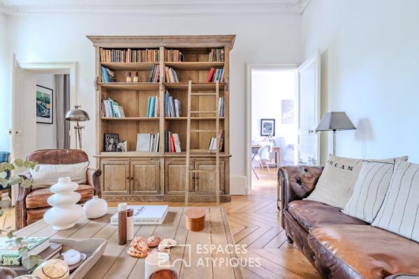 Appartement versaillais rénové en contemporain Notre Dame