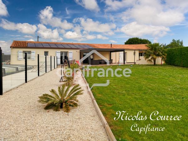 🏡 Maison familiale avec suite parentale, piscine et prestations de qualité – Un cadre de vie exceptionnel SAINT SAVIOL (86)