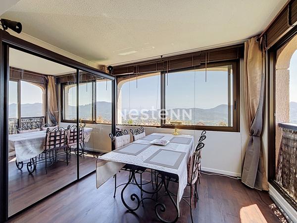 MANDELIEU : 2P Grand DUC  vue mer + stationnement et cave