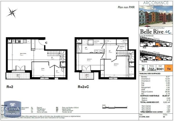 Vente appartement 4 pièces de 80.89m²