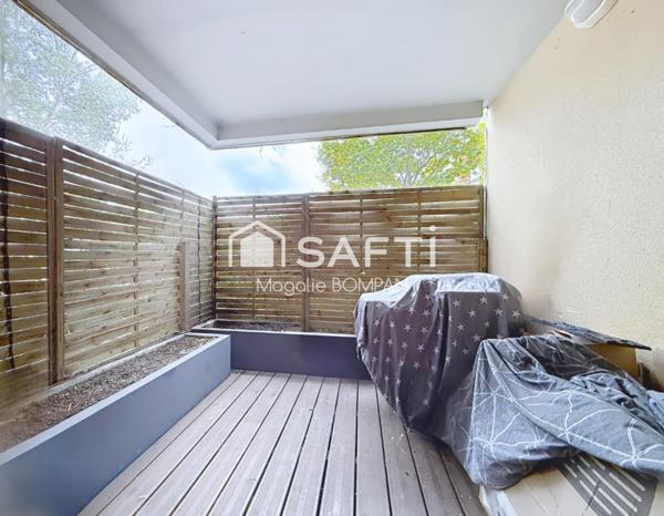 Beau T2 bis rénové – Terrasse, balcon et parking