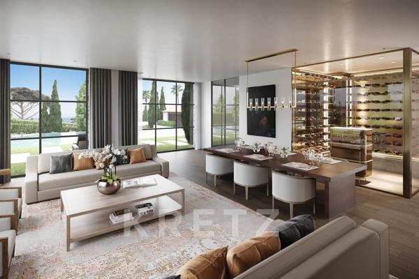 Somptueuse villa neuve avec vue mer