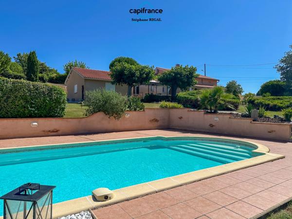 Propriete à vendre 6 pièces PONT DU CASSE (47) Maison de 170m2 sur 7112m2 de terrain clos