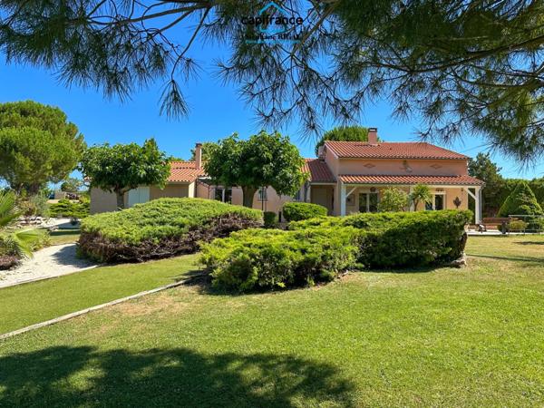 Propriete à vendre 6 pièces PONT DU CASSE (47) Maison de 170m2 sur 7112m2 de terrain clos