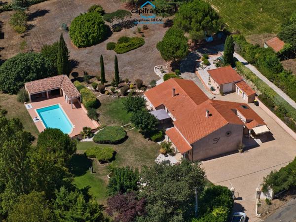 Propriete à vendre 6 pièces PONT DU CASSE (47) Maison de 170m2 sur 7112m2 de terrain clos