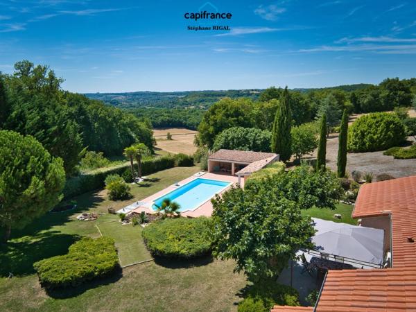 Propriete à vendre 6 pièces PONT DU CASSE (47) Maison de 170m2 sur 7112m2 de terrain clos