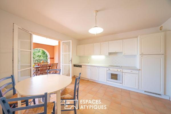 Duplex sur le Golf, avec terrasses et aperçu mer