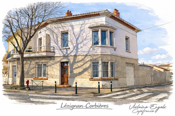 Maison familiale 170 m² avec jardin sans vis-à-vis, 5 chambres et grenier aménageable – Lézignan-Corbières