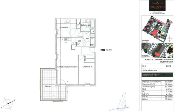 Vente / Appartement T3 à Divonne-les-Bains (01220)