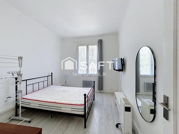 Grand T2 de 61 m² avec cour extérieure