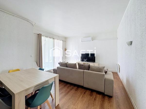 Grand T2 de 61 m² avec cour extérieure