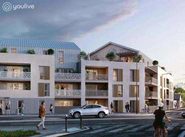 Beau studio lumineux avec terrasse à Angers
