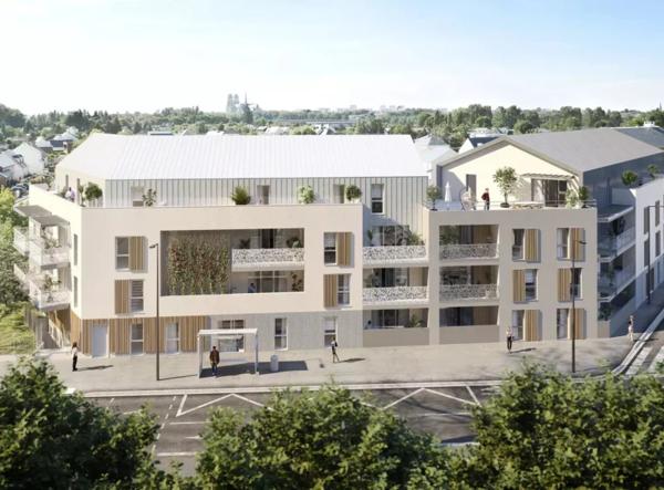 Beau studio lumineux avec terrasse à Angers