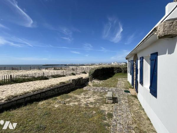 Face mer, maison 4 chambres, garage, jardin