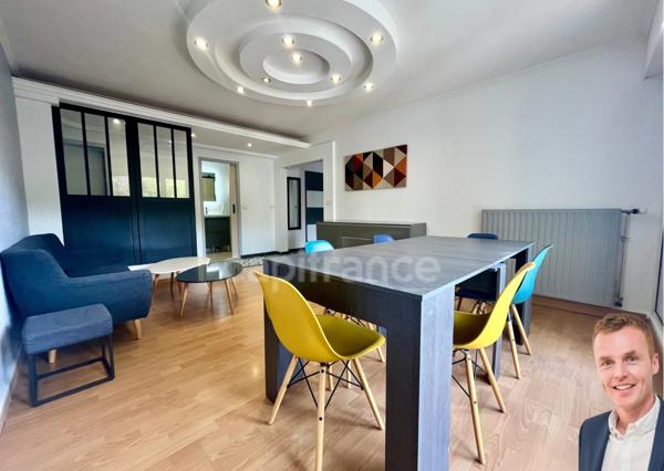 Dpt Finistère (29), à vendre QUIMPER appartement T3 de 77,20 m² habitable - Terrasse - Balcon - Cave.