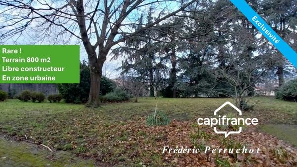 Clermont-Ferrand (Puy de Dôme) en zone urbaine, terrain de 800 m²