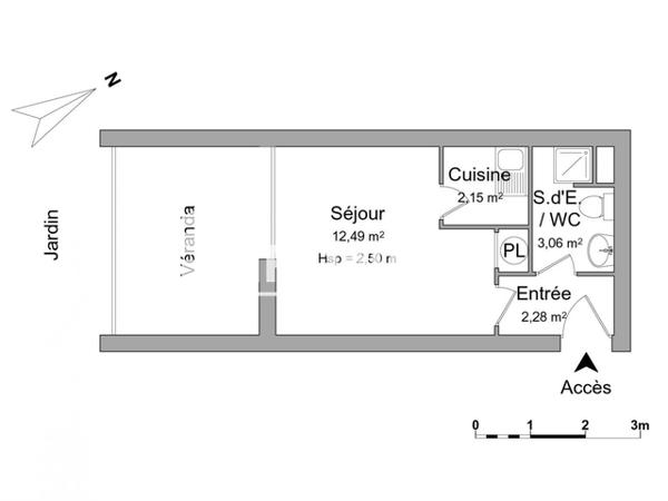 Location Studio 19.98 m² - 246 RUE RICHELIEU Bandol 83150