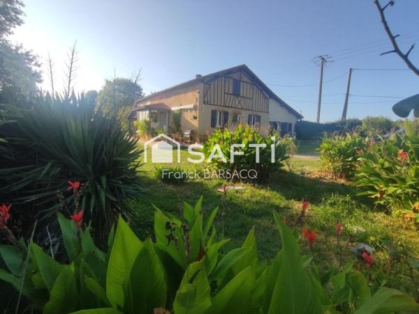 MAISON EN PIERRE AVEC DEPENDANCE, SANS VOISINAGE