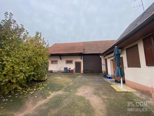 3%.COM Corps de ferme avec dépendance de 230m2 sur 8 ares  Stutzheim-Offenheim (67370)