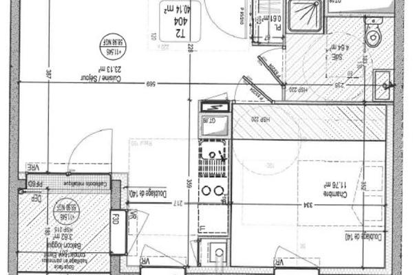 Louer appartement 2 pièces de 40 m²