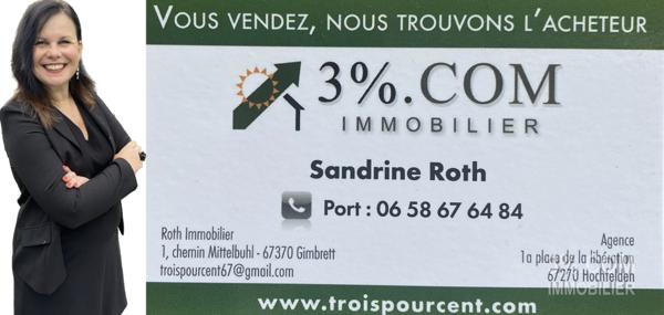 3%COM Belle propriété avec piscine intérieure sur 16 ares Gimbrett (67370)