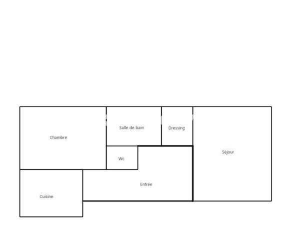 Appartement 2 pièces - 56 m² Exclusivité efficity