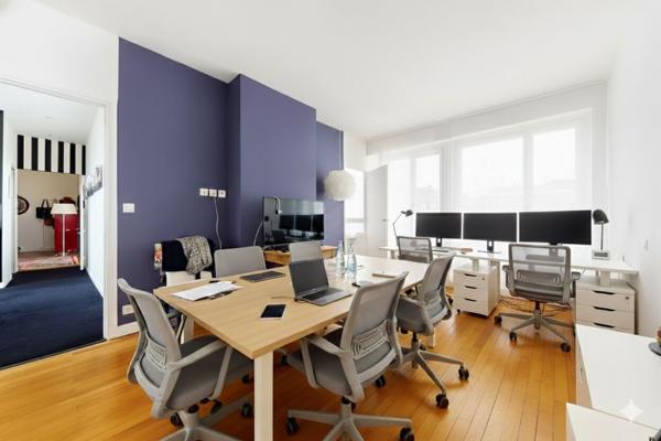Bureaux à louer centre de Nantes espace lumineux avec cuisine équipée