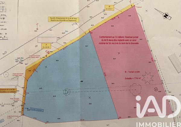Terrain à vendre 774 m² Sorigny