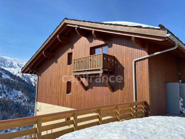 En Savoie (73), à vendre station de ski, Domaine Galibier Thabor 1800, T2, balcon, piscine, belle vue