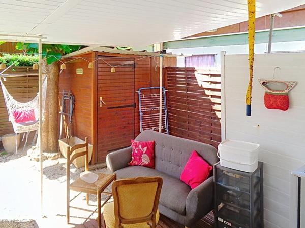 Beauzac(43), mobil - home de 26 m2 habitables, 1 chambre, sur 138 m2 de terrain