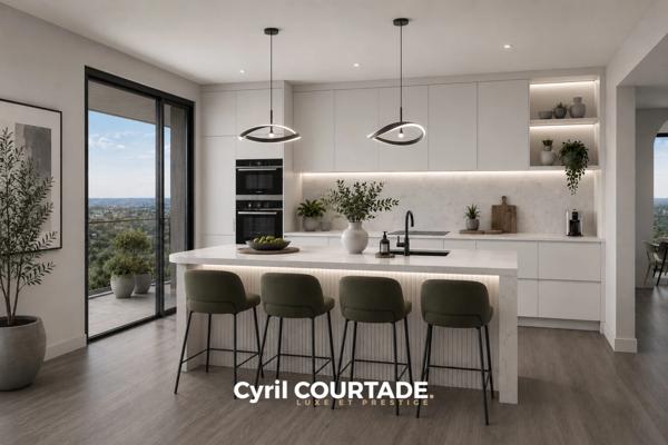 Lattes, Dpt Hérault (34), Appartement d'exception 4 pièces avec terrasse panoramique ou en rooftop