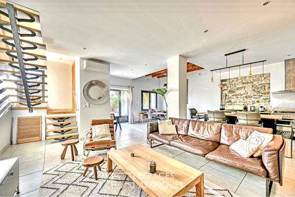 Maison de caractère en duplex au bord du canal