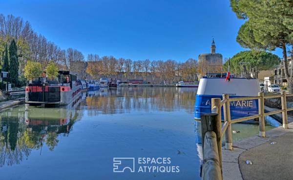 Maison de caractère en duplex au bord du canal