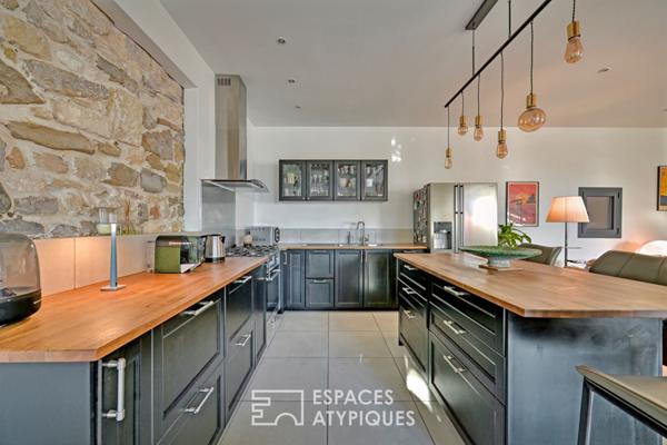 Maison de caractère en duplex au bord du canal