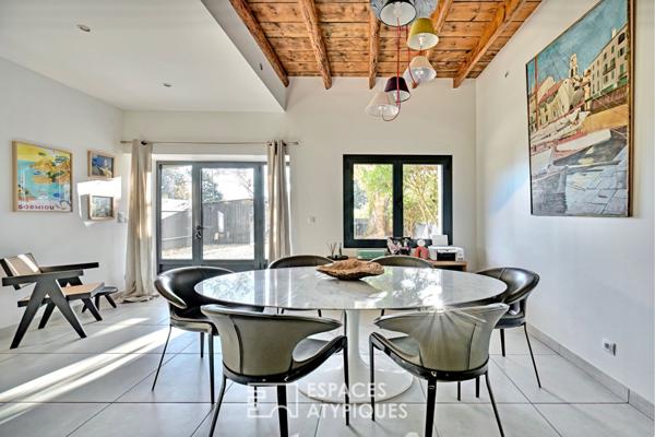 Maison de caractère en duplex au bord du canal