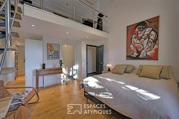 Maison de caractère en duplex au bord du canal