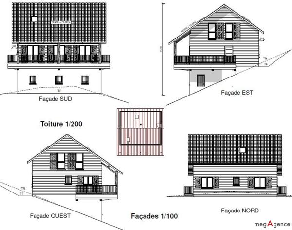 Terrain à CHATEAU-BERNARD, 38650 - 670m²