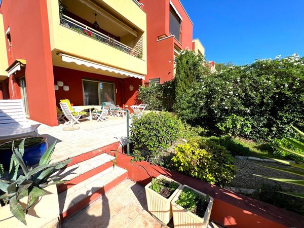 VILLENEUVE LOUBET Beau 3p 70 m2 Jardin Terrasse Résidence Piscine Tennis