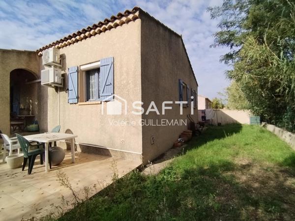 Maison plain pied de 92m² 3 chambres sur 411m² quartier résidentiel