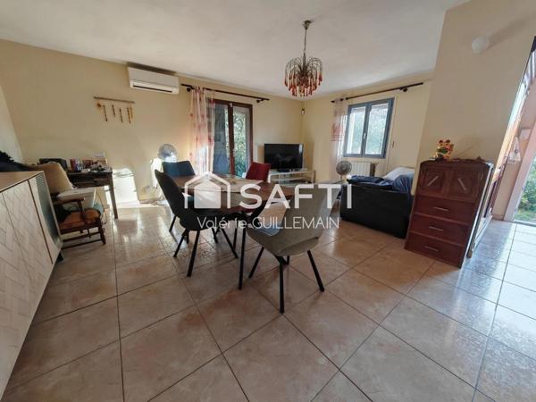 Maison plain pied de 92m² 3 chambres sur 411m² quartier résidentiel