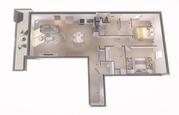 Appartement à vendre 3 pièces 85 m² Cagnes-sur-Mer