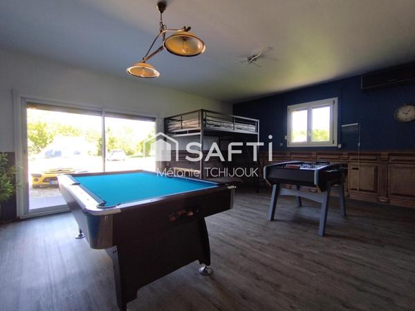 Maison de 183m² + véranda de 72m² avec piscine