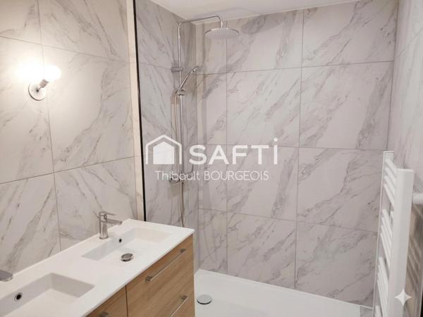 Appartement 3 pièces refait à neuf