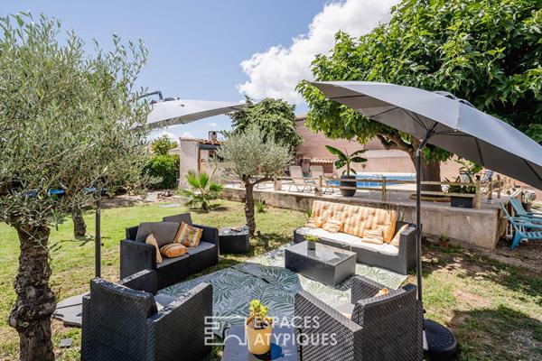 Propriété avec piscine et terrain Arboré – Un Écrin Atypique proche de Narbonne