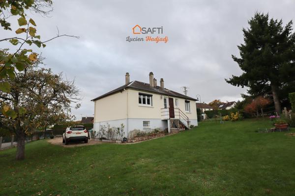 Maison sur sous-sol complet à Gasny, dans un quartier calme